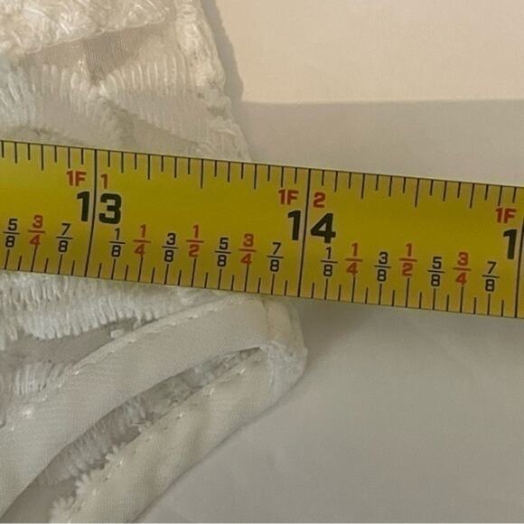 Angel BIBA‎ White Sheer Lace Bodice Boning Hem Party Event Dress NWOT Size 6 - Picture 10 of 12